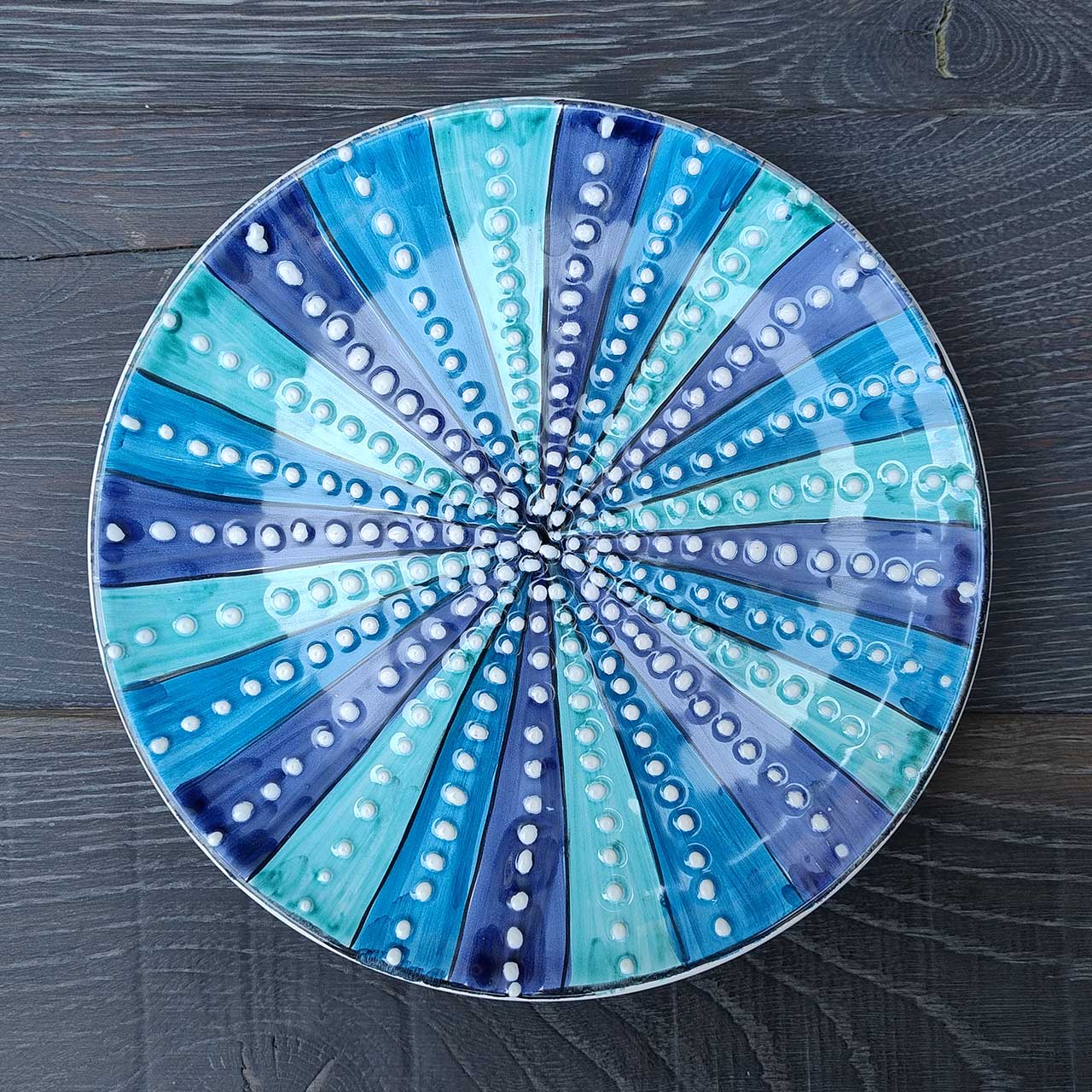 Hand Decorated Vietri Ceramic Plate