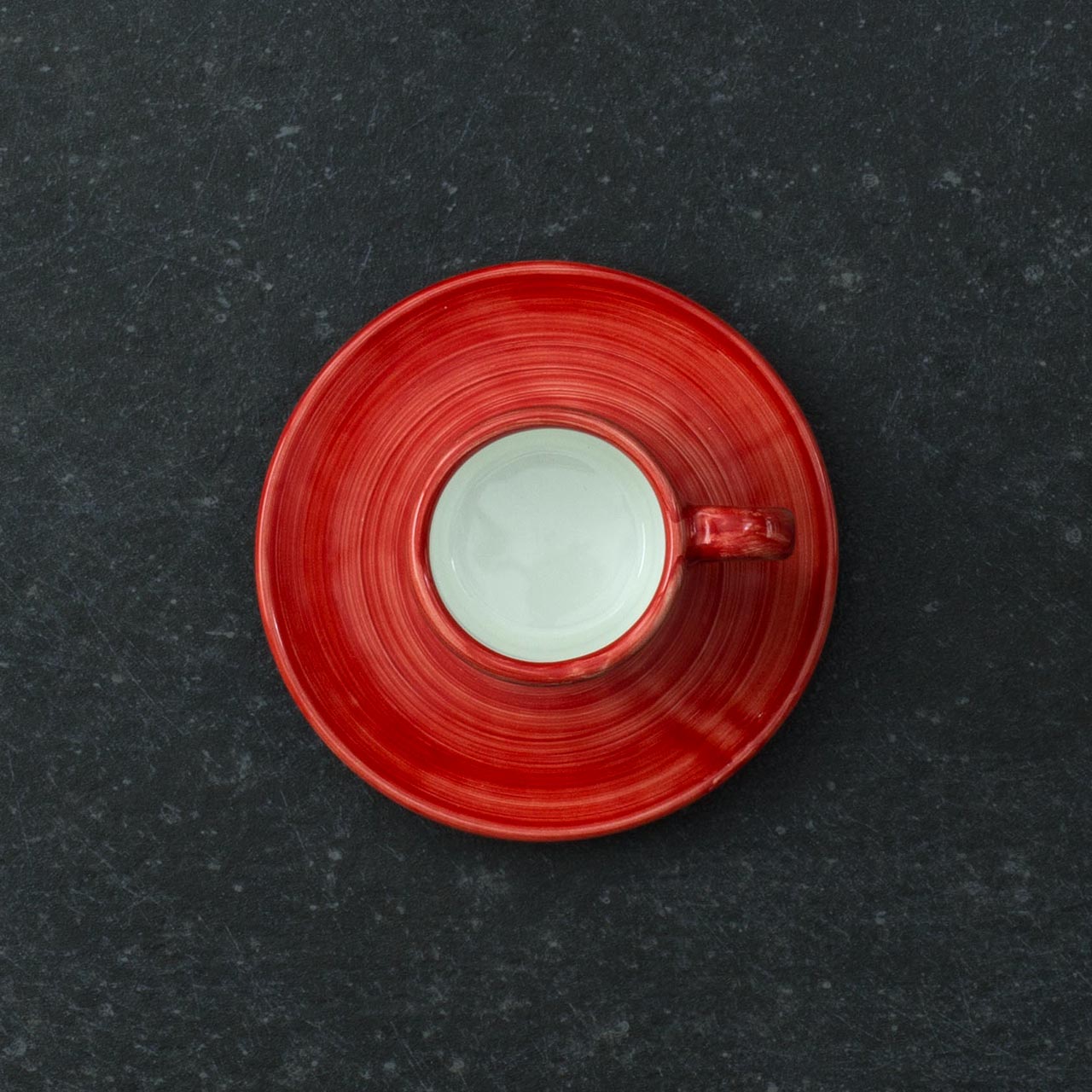 Tazzina con Piattino in Ceramica Vietrese Pennellati a Mano