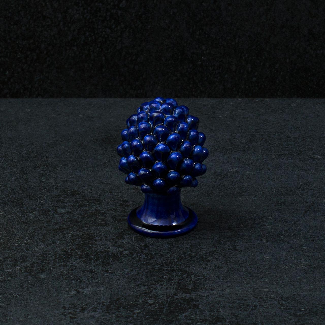 Sicilian Pine Cone in Hand Sculpted and Glazed Ceramic - S