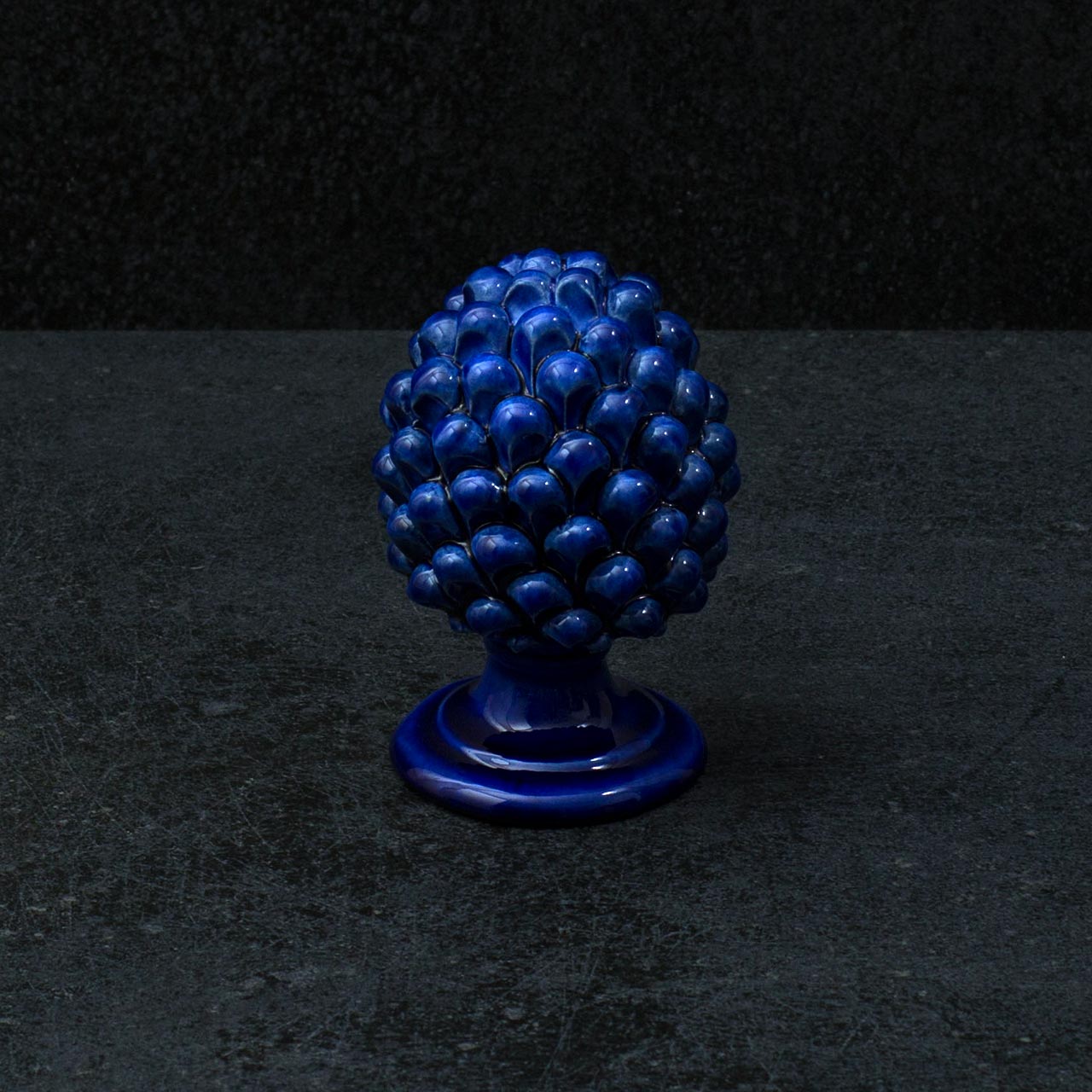 Sicilian Pine Cone in Hand Sculpted and Glazed Ceramic - S