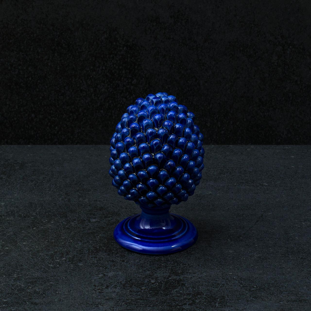 Sicilian Pine Cone in Hand Sculpted and Glazed Ceramic - M