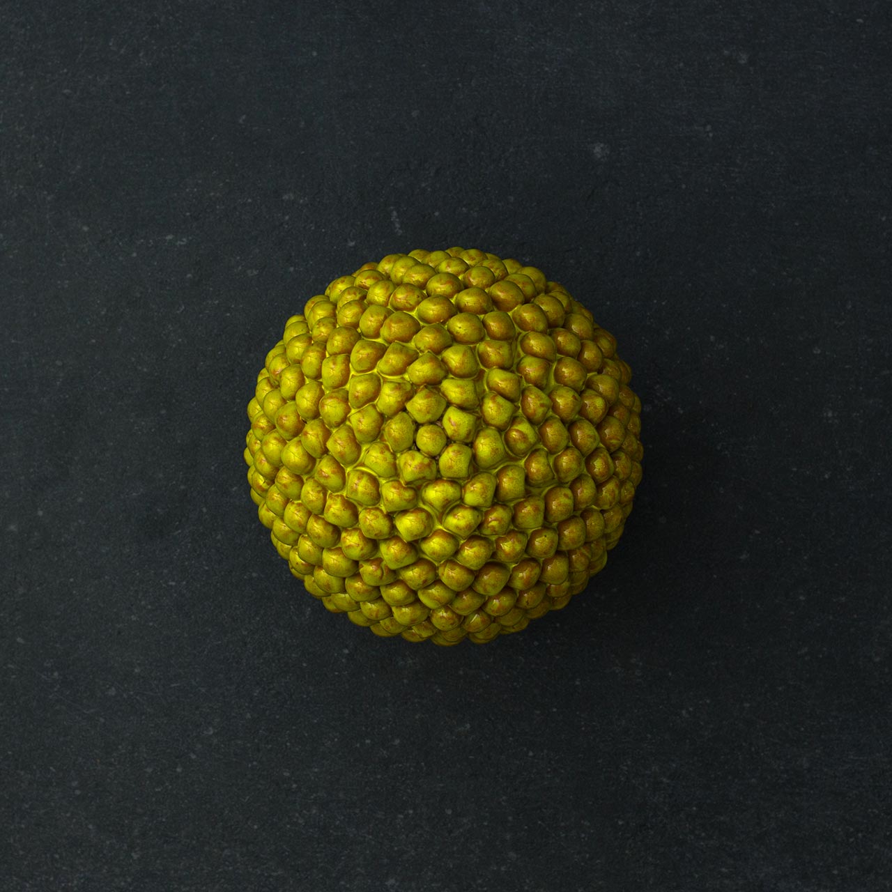 Sicilian Pine Cone in Hand Sculpted and Glazed Ceramic - L