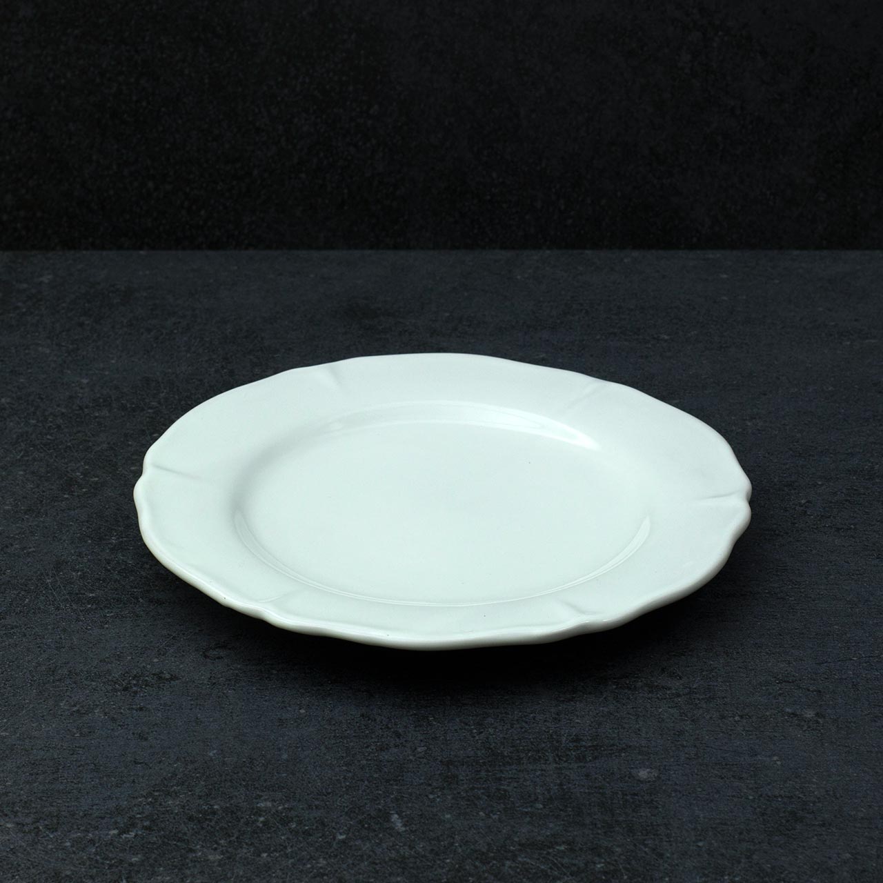 Piatto Piano Smerlato in Ceramica Vietrese Pennellato a Mano