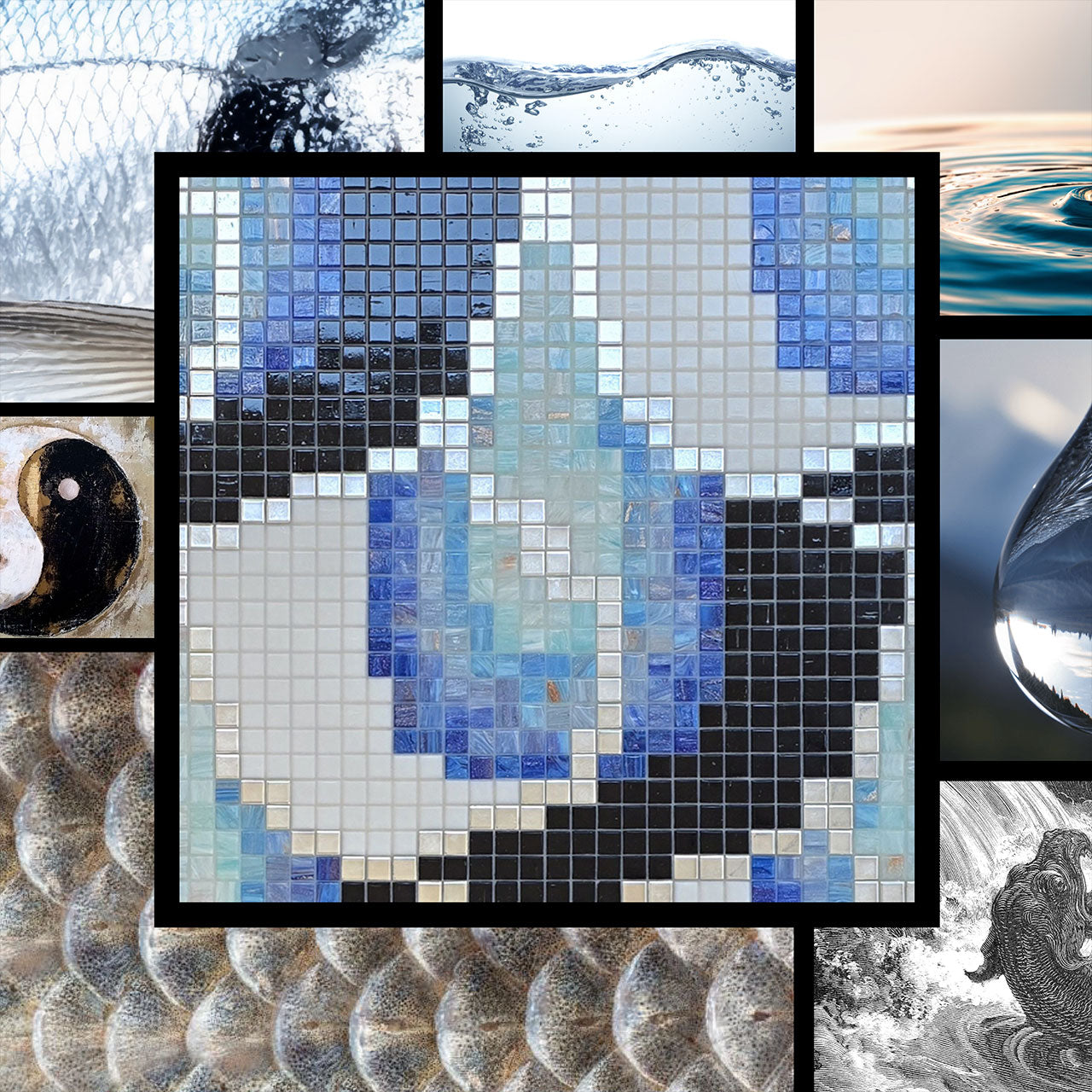Elements Collection - Artistic Mosaic Water