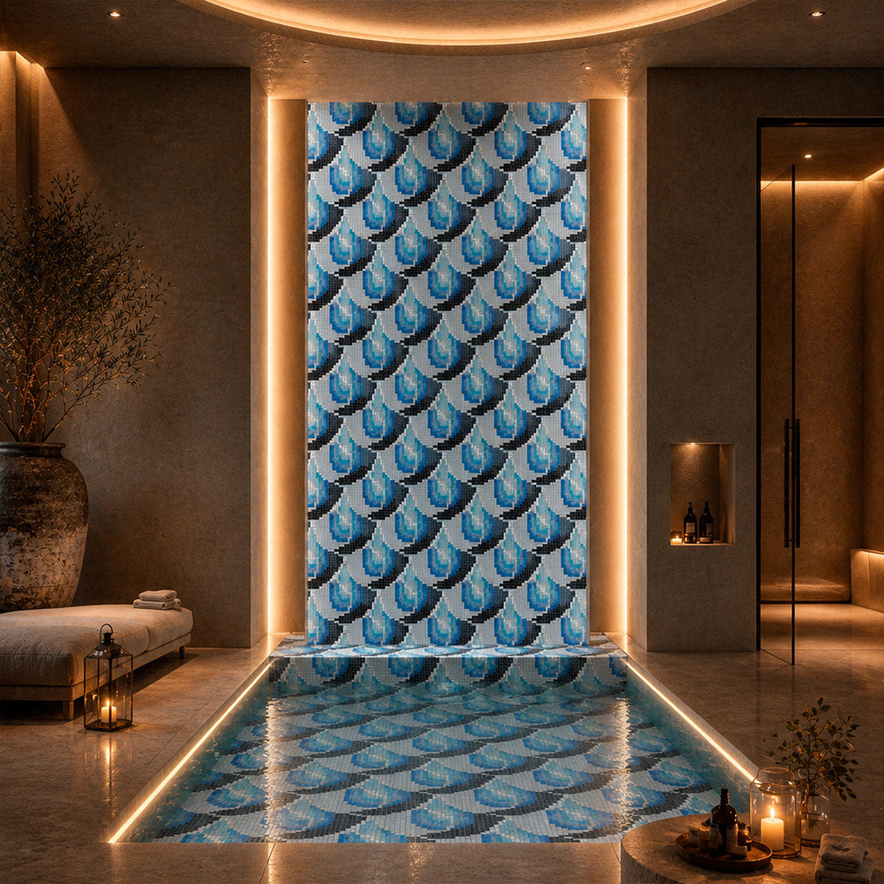 Elements Collection - Artistic Mosaic Water