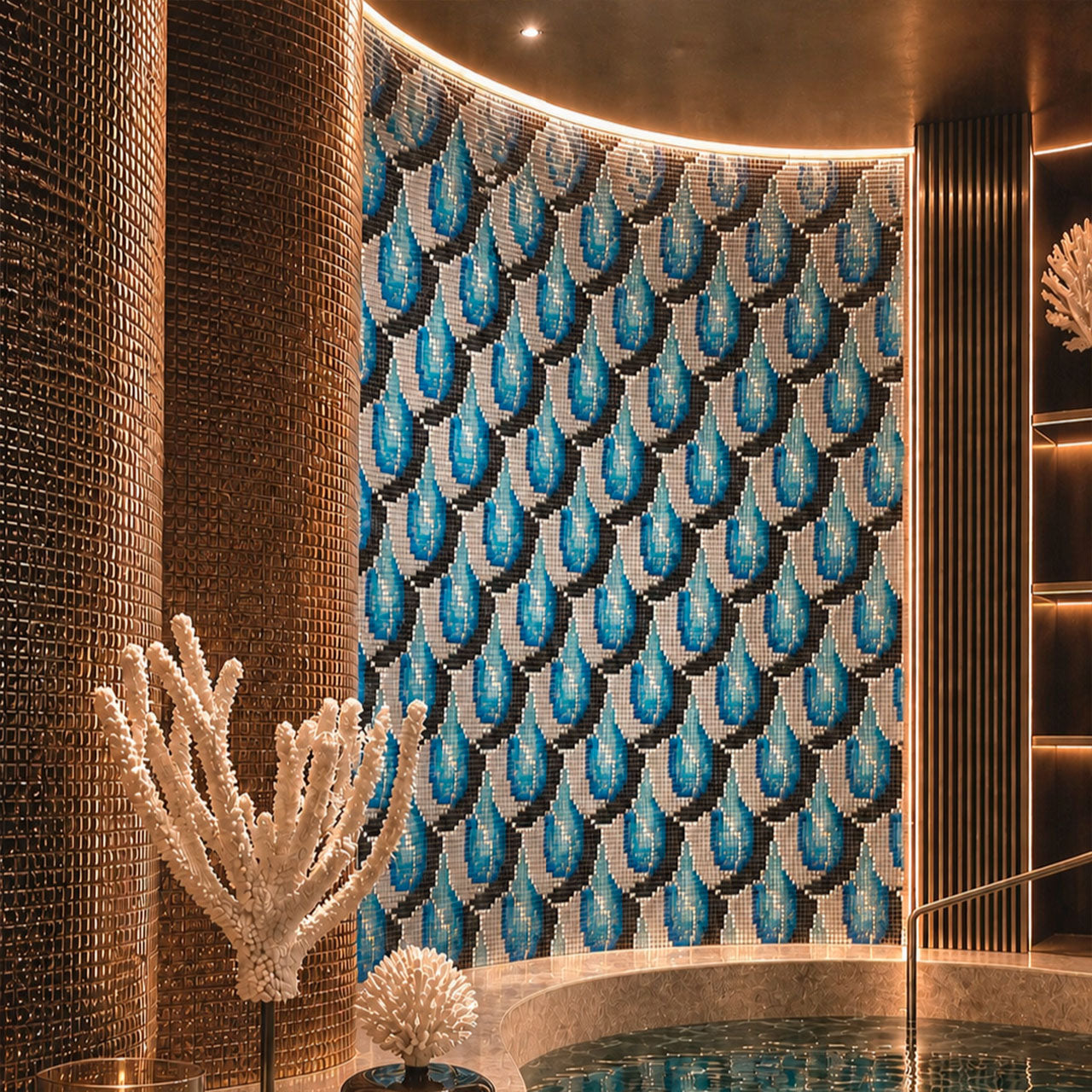 Elements Collection - Artistic Mosaic Water