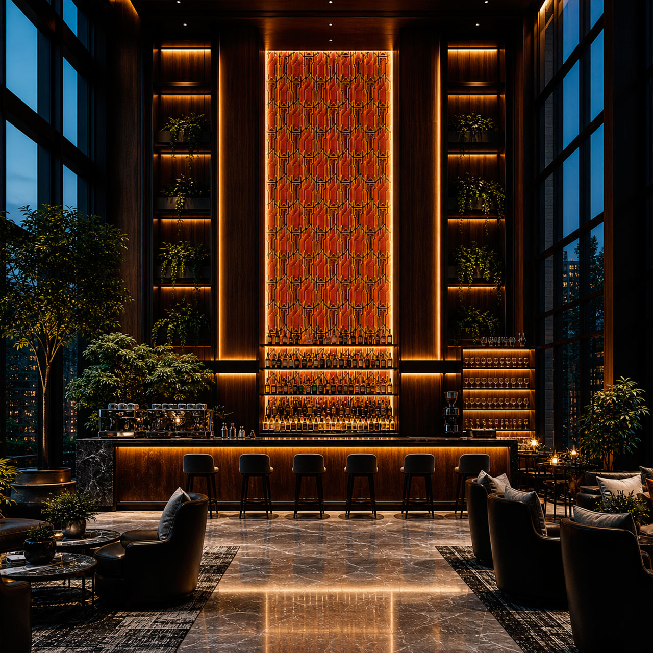 Elements Collection - Artistic Mosaic Fire