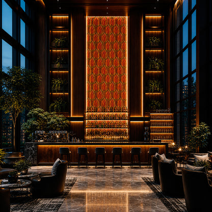 Elements Collection - Artistic Mosaic Fire