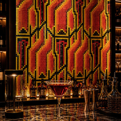Elements Collection - Artistic Mosaic Fire