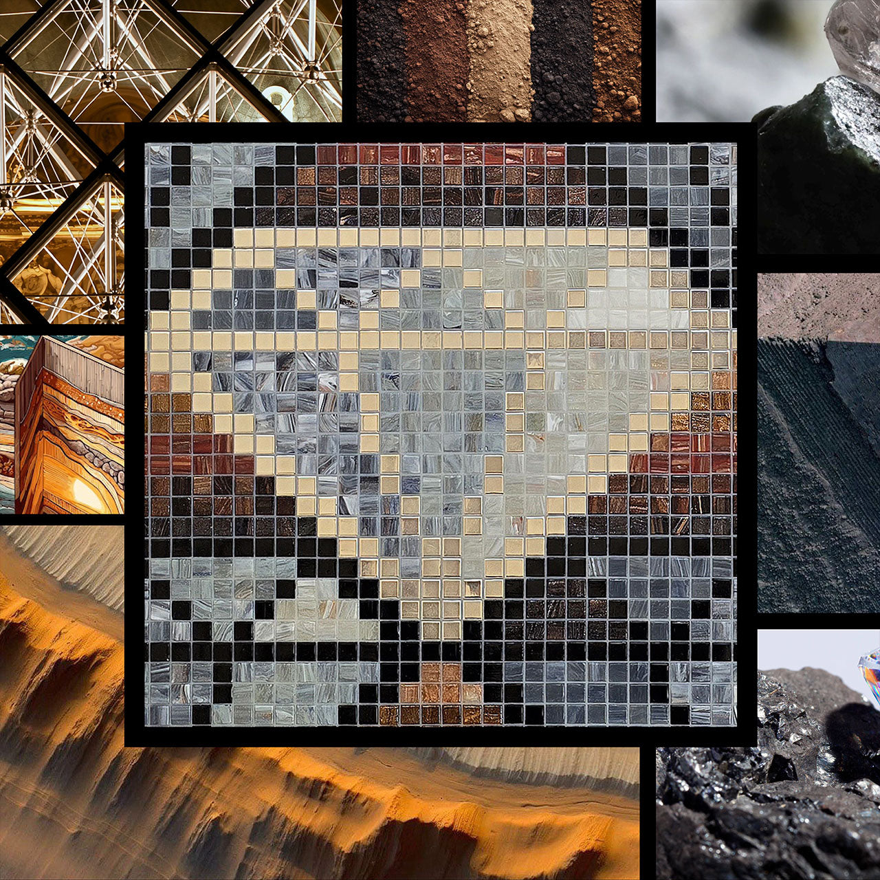 Elements Collection - Artistic Mosaic Earth