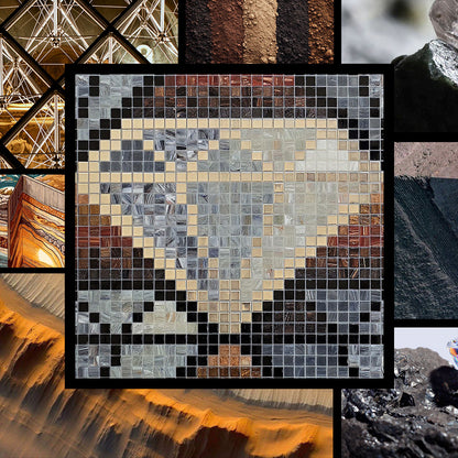 Elements Collection - Artistic Mosaic Earth