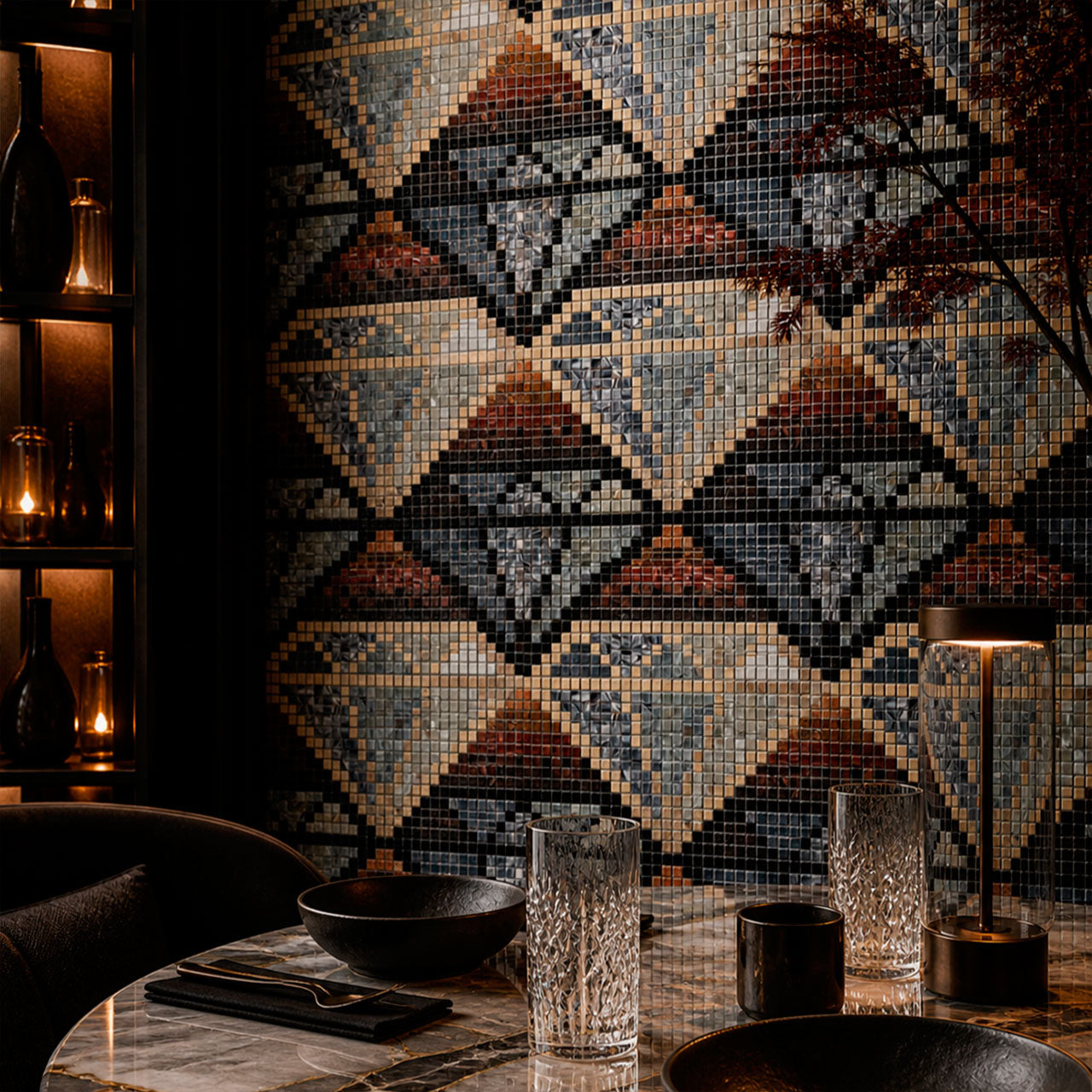 Elements Collection - Artistic Mosaic Earth