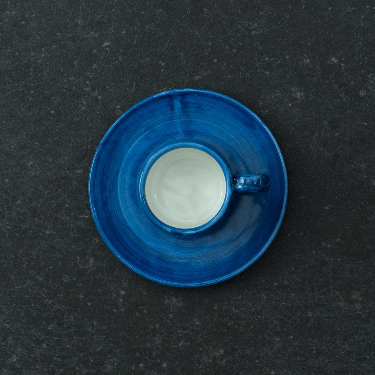 Hand-Painted Vietri Ceramic Cup with Saucer